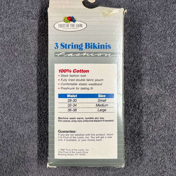 Rare vintage Fruit of the Loom men’s string bikinis - Picture 2 of 9